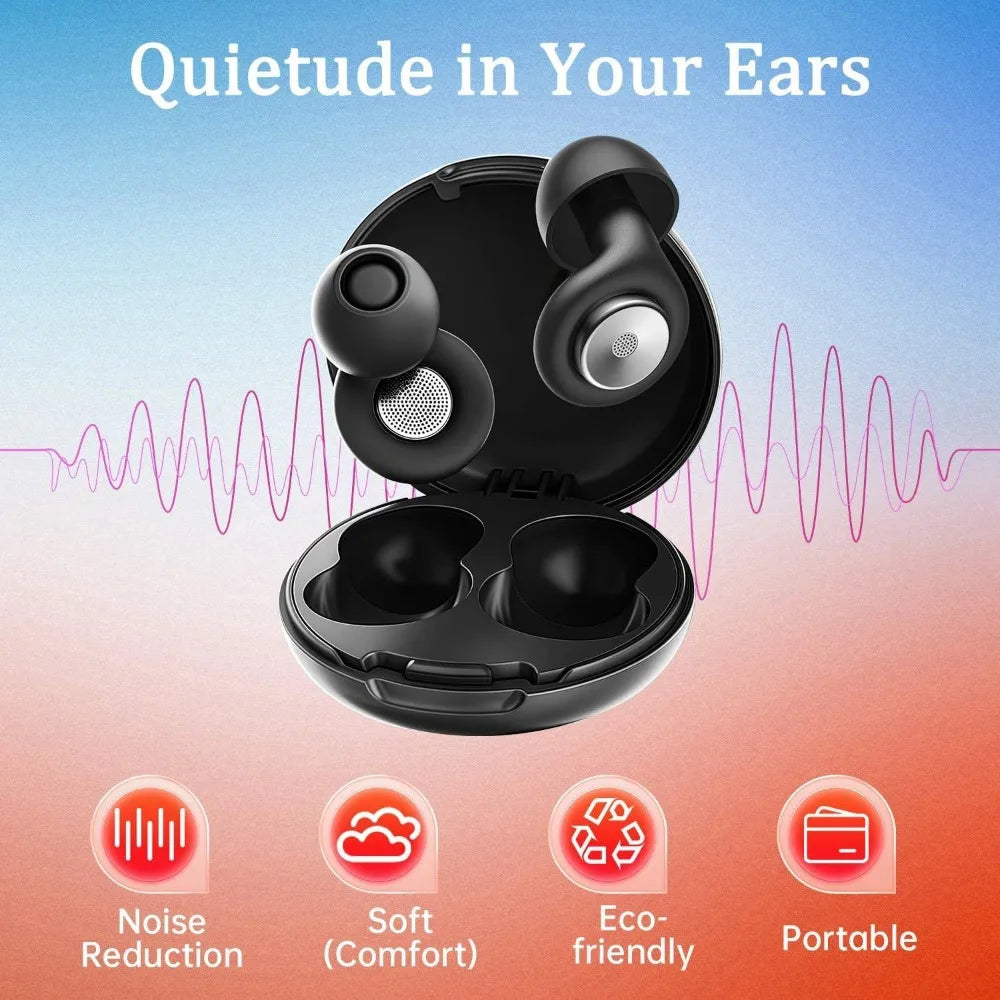 Ear Plugs for Sleeping 45Db Noise Cancelling Earplugs for Noise Reduction & Snoring, Concerts, Earplugs for Sleep with 8 Eartips