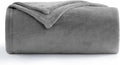 Aisbo Grau Fleecedecke 150 X 200 Cm XL Warme Kuscheldecke Sofaüberwurf